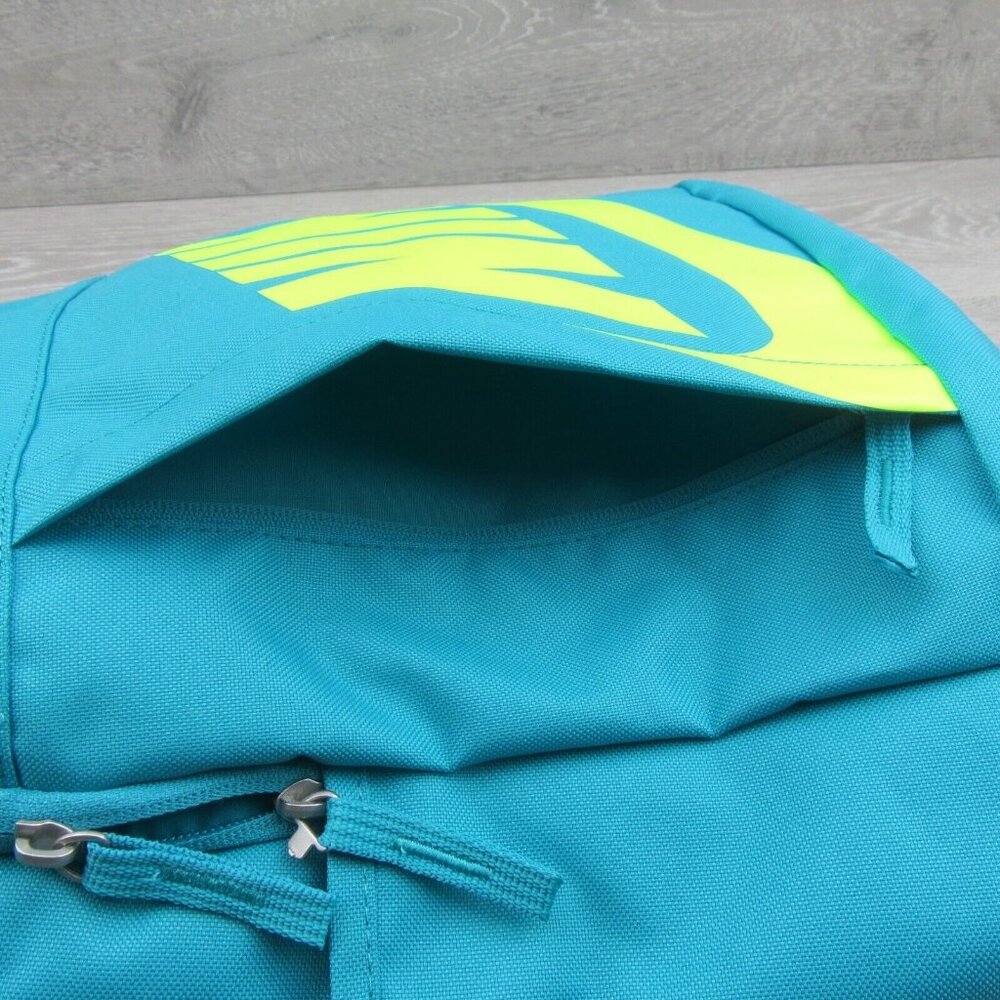 Nike Elemental Backpack School Travel Bag (21L) Teal Volt NEW - Picture 7 of 15